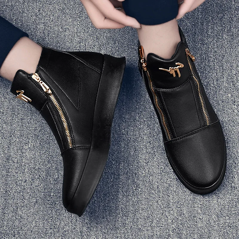 Good Quality Trend Men's Ankle Boots 2023 Spring New Male Casual Shoes High-top Pu Leather Man Sneakers Flat Fashion Trend Shoes
Good Quality Trend Men's Ankle Boots 2023 Spring New Male Casual Shoes High-top Pu Leather Man Sneakers Flat Fashion Trend Shoes