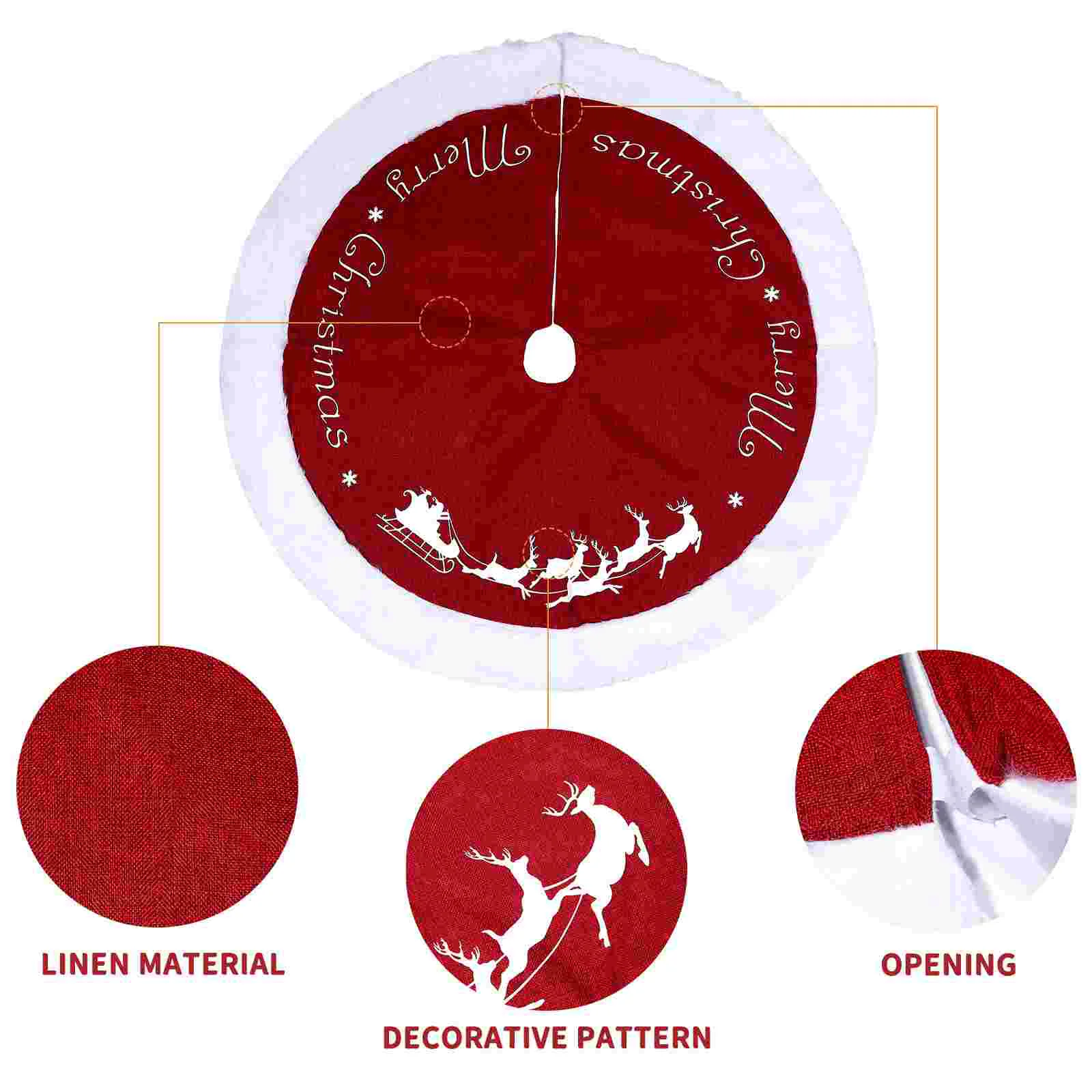Christmas Tree Bag Skirt Bottom Elegant Skirts Cushion Party for Decorations Mat Red
Christmas Tree Bag Skirt Bottom Elegant Skirts Cushion Party for Decorations Mat Red