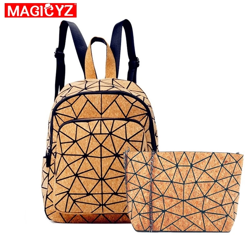 Eco-friendly Bark Backpack for Women's Geometric Cork Female Youth Casual Folding student Schoolbag Outdoor Travel Shoulder Bag
Eco-friendly Bark Backpack for Women's Geometric Cork Female Youth Casual Folding student Schoolbag Outdoor Travel Shoulder Bag