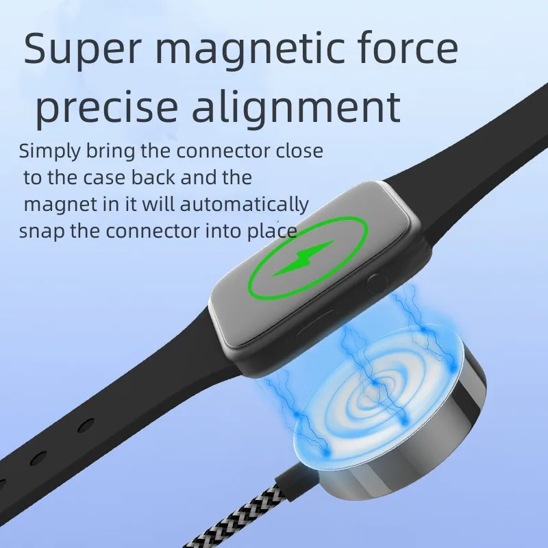 Suitable for Apple Watch wireless charging Fully compatible with S1-S8 wireless charging Iwatch magnetic charging cable
Suitable for Apple Watch wireless charging Fully compatible with S1-S8 wireless charging Iwatch magnetic charging cable