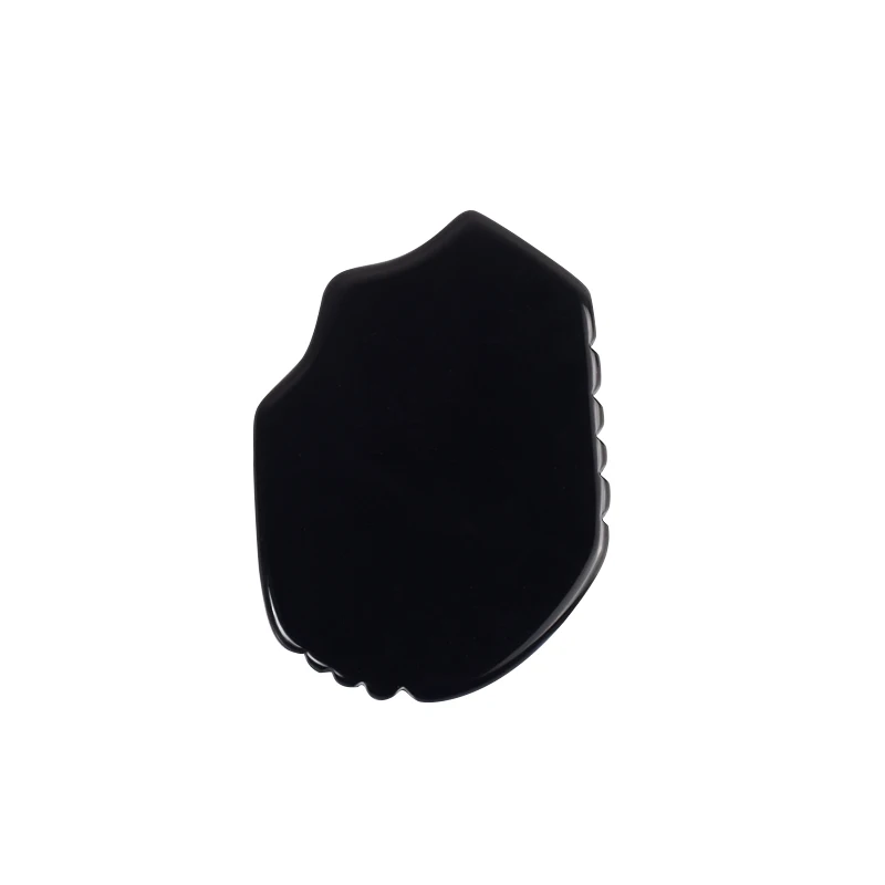Crystal Massager New Shape Obsidian Sawtooth Gua Sha Tool Natural Stone Polished Facial Neck Beauty Scraping Health Lift Therapy
Crystal Massager New Shape Obsidian Sawtooth Gua Sha Tool Natural Stone Polished Facial Neck Beauty Scraping Health Lift Therapy