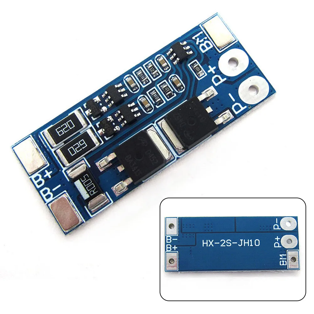 Lithium Battery Protection Board 2S 8A 7.4V Balance Li-Ion Battery BMS Charger Protection Board Charger Module Charging Board
Lithium Battery Protection Board 2S 8A 7.4V Balance Li-Ion Battery BMS Charger Protection Board Charger Module Charging Board
