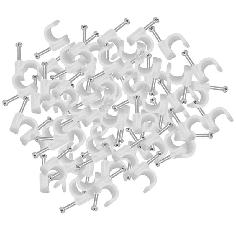 300 Pieces Of Cable Staples Clip Wall Wire Nail Fixture For Ethernet Cable Rg6 Rg59 Cat5 Cat6 Rj45 Tv Wire Cable 7Mm White
300 Pieces Of Cable Staples Clip Wall Wire Nail Fixture For Ethernet Cable Rg6 Rg59 Cat5 Cat6 Rj45 Tv Wire Cable 7Mm White