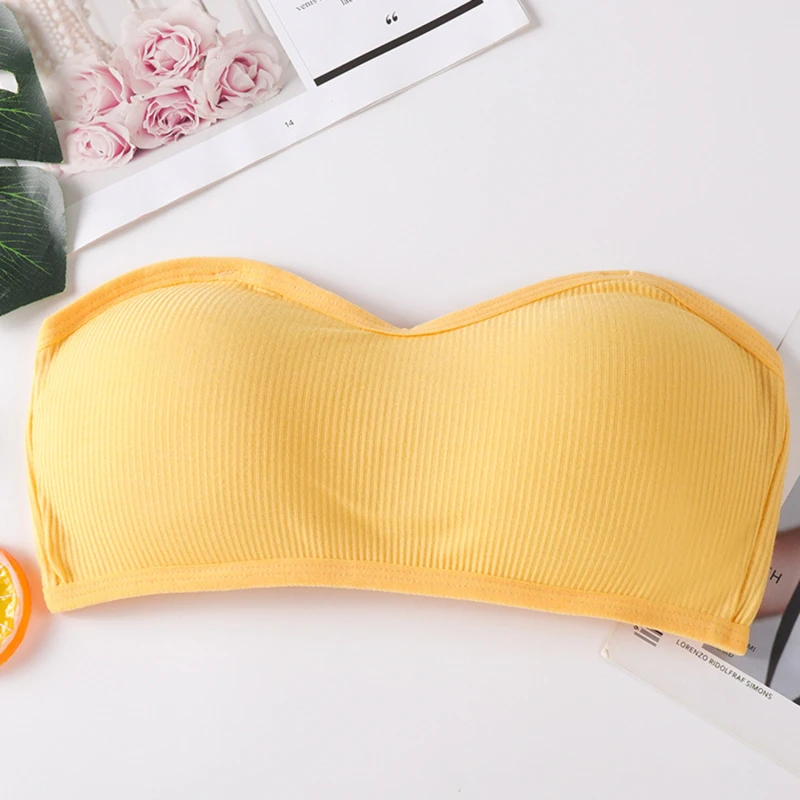 Strapless Women Tube Top Sexy Cropped Top Invisible Bra Women Seamless Underwear Sexy Lingerie Bandeau Top Removable Pads
Strapless Women Tube Top Sexy Cropped Top Invisible Bra Women Seamless Underwear Sexy Lingerie Bandeau Top Removable Pads