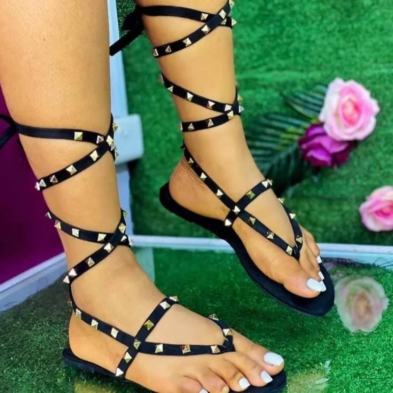 Fashion Women Sandals 2023 Summer Shoes Women Sandalias Gladiator Sandals Women Studded Pinch Toe Cross Straps Flat Casual Shoes
Fashion Women Sandals 2023 Summer Shoes Women Sandalias Gladiator Sandals Women Studded Pinch Toe Cross Straps Flat Casual Shoes