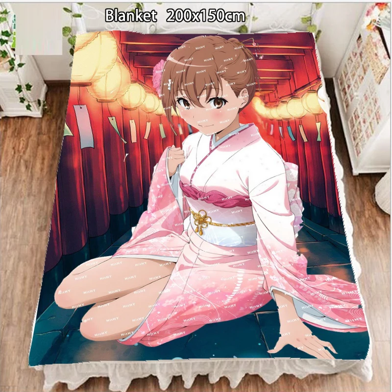 Anime Fleece Blanket Toaru Kagaku no Railgun Misaka Mikoto otaku carpet 200cm Blankets and Bedspreads for Beds
Anime Fleece Blanket Toaru Kagaku no Railgun Misaka Mikoto otaku carpet 200cm Blankets and Bedspreads for Beds