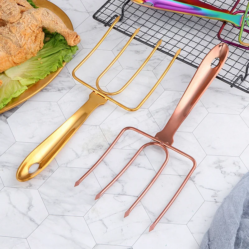 Creative Stainless Steel Large Barbecue Fork Household Turkey Poultry Barbecue Fork Large Fork Tableware Barbecue Fixing Tools
Creative Stainless Steel Large Barbecue Fork Household Turkey Poultry Barbecue Fork Large Fork Tableware Barbecue Fixing Tools