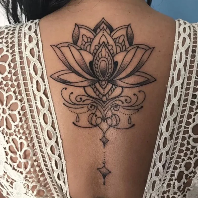 1pcs Temporary Tattoo Sticker Waterproof Black Retro Hand Back Pattern Tattoo Sticker Mandala Flower Clavicle Temporary Tattoo
1pcs Temporary Tattoo Sticker Waterproof Black Retro Hand Back Pattern Tattoo Sticker Mandala Flower Clavicle Temporary Tattoo