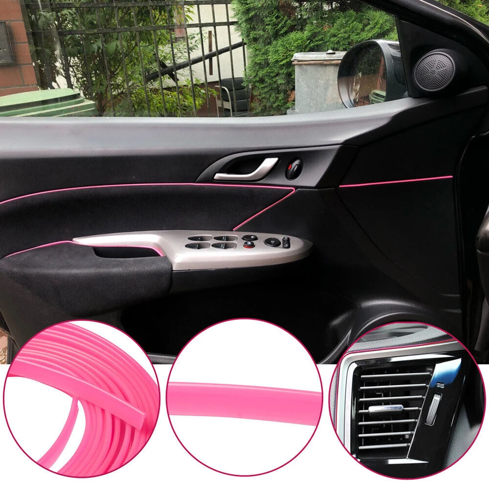 5M Car Universal Left/Right/Front/Rear Interior Accessories Pink Point Edge Gap Door Panel Molding Line Trims
5M Car Universal Left/Right/Front/Rear Interior Accessories Pink Point Edge Gap Door Panel Molding Line Trims