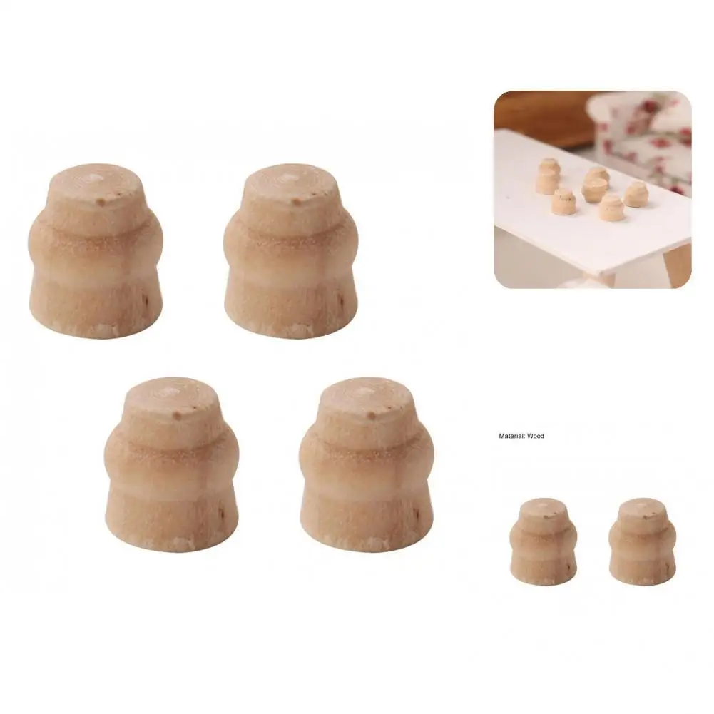 4Pcs Dollhouse Miniature Desk Legs Wide Application Modern Fine Workmanship Dollhouse Furniture Legs for DIY
4Pcs Dollhouse Miniature Desk Legs Wide Application Modern Fine Workmanship Dollhouse Furniture Legs for DIY