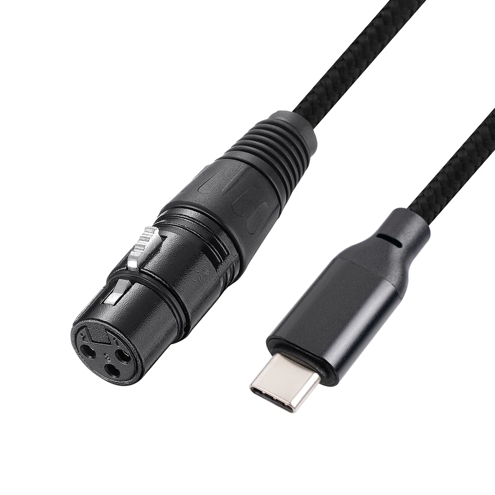 1pcs Microphone Audio Cable USB-C Type-C Male To 3Pin XLR Female Microphone Audio Cable Adapter Line 10FT Microphone Accessories
1pcs Microphone Audio Cable USB-C Type-C Male To 3Pin XLR Female Microphone Audio Cable Adapter Line 10FT Microphone Accessories