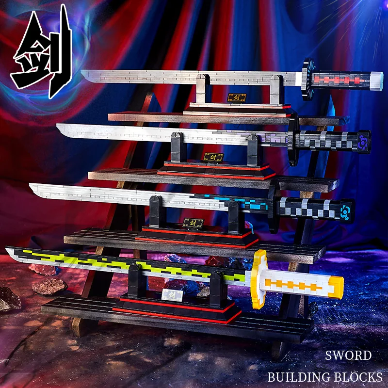 Demon Slayer Katana Building Blocks Sword Small Particles Put Together Children Toys DIY Boys Educational Birthday Gifts Toy
Demon Slayer Katana Building Blocks Sword Small Particles Put Together Children Toys DIY Boys Educational Birthday Gifts Toy
