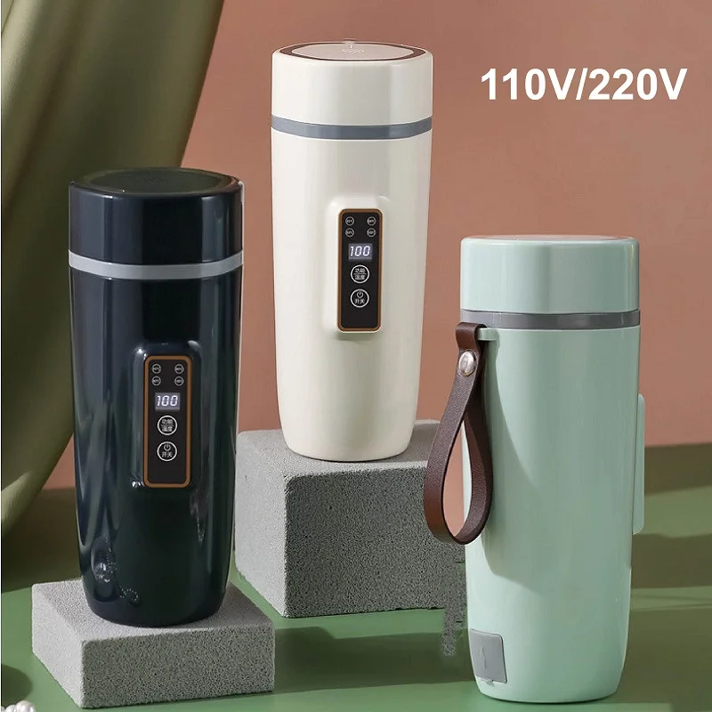 110V/220V Portable Electric Kettle Heating Cup Stew Cup Health Preserving Pot Heat Adjustable Temperature Travel Tea Pot 350ml
110V/220V Portable Electric Kettle Heating Cup Stew Cup Health Preserving Pot Heat Adjustable Temperature Travel Tea Pot 350ml