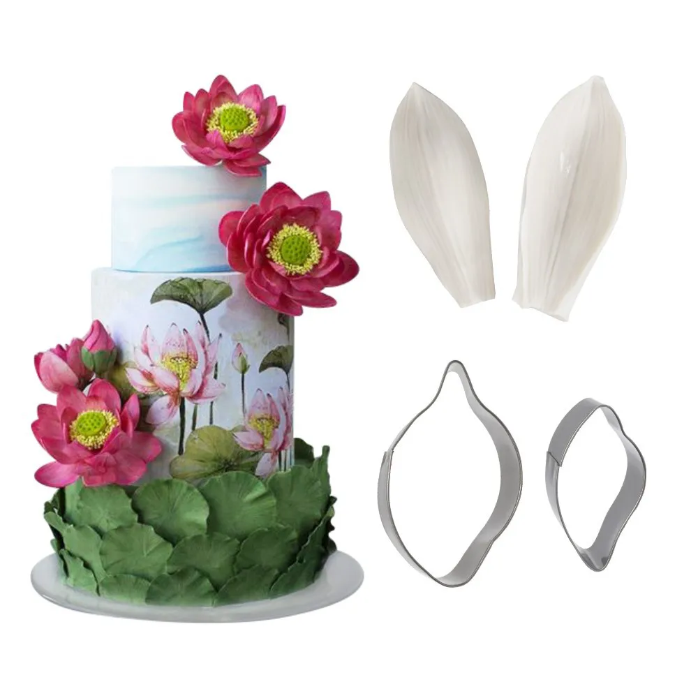 Polymer Clay Tool Lotus Flower Veiner Silicone Molds Stainless Steel Cutter Mould Petal Fondant Cookie Cake Decorating Tools
Polymer Clay Tool Lotus Flower Veiner Silicone Molds Stainless Steel Cutter Mould Petal Fondant Cookie Cake Decorating Tools