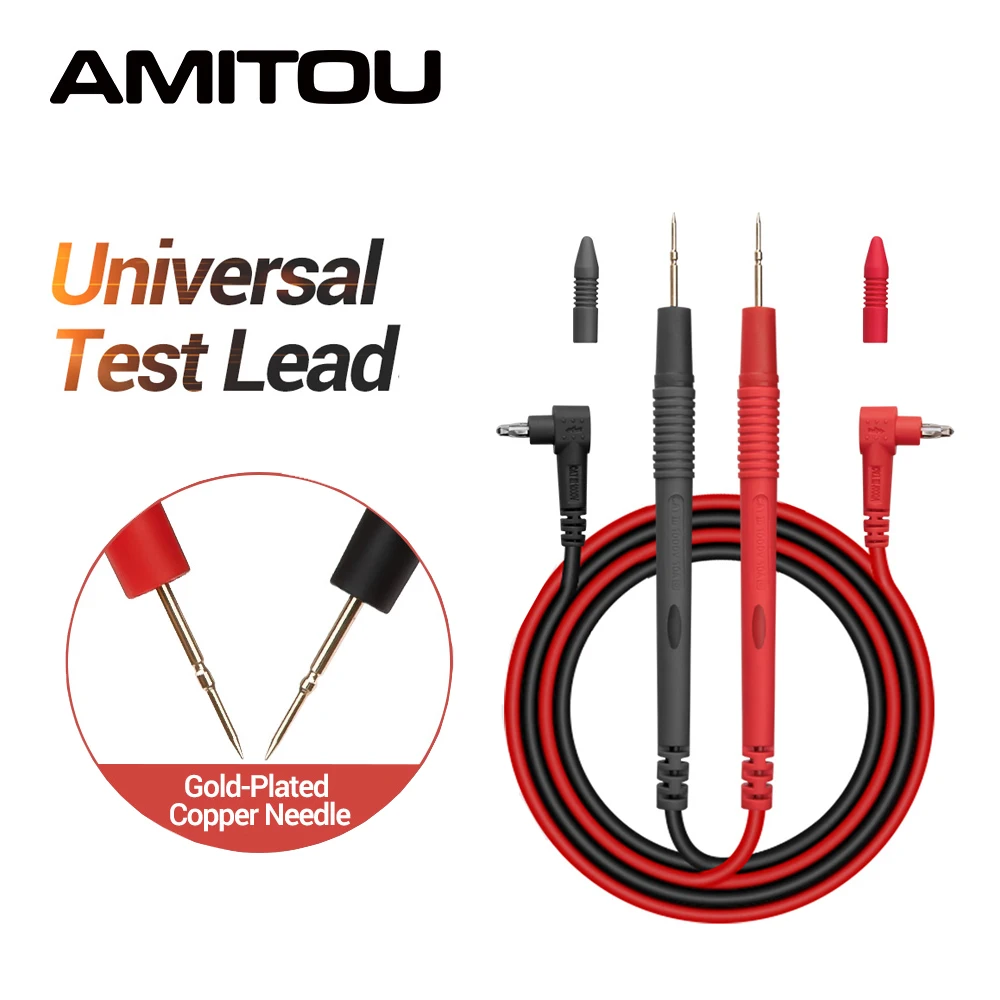 Универсальный щуп AMITOU PT1002, щуп для профессионального цифрового мультиметра, с гибким кабелем, игла 10А 1000В для электрического инструмента
Универсальный щуп AMITOU PT1002, щуп для профессионального цифрового мультиметра, с гибким кабелем, игла 10А 1000В для электрического инструмента