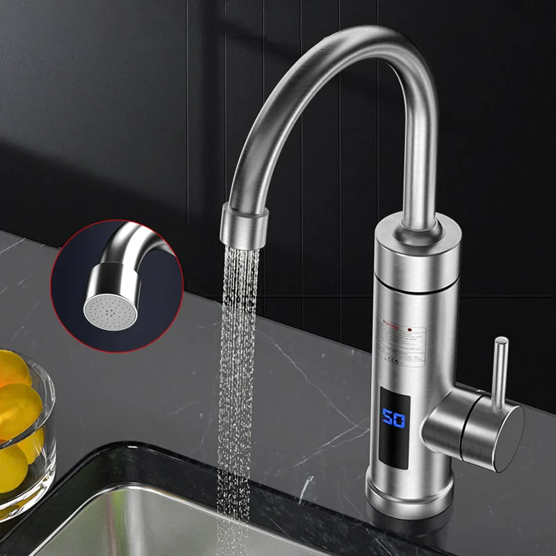 3000W Electric Water Heater Kitchen Instant Hot Faucet Water Sink Faucet Heating Faucet Instantaneous Taps With Digital Display
3000W Electric Water Heater Kitchen Instant Hot Faucet Water Sink Faucet Heating Faucet Instantaneous Taps With Digital Display
