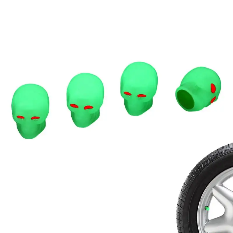 Fluorescent Skull Valve Caps Tire Valve Stem Covers For Car Truck SUV Glow Illuminated Skull Valve Cap For Bicycle Motorcycle
Fluorescent Skull Valve Caps Tire Valve Stem Covers For Car Truck SUV Glow Illuminated Skull Valve Cap For Bicycle Motorcycle