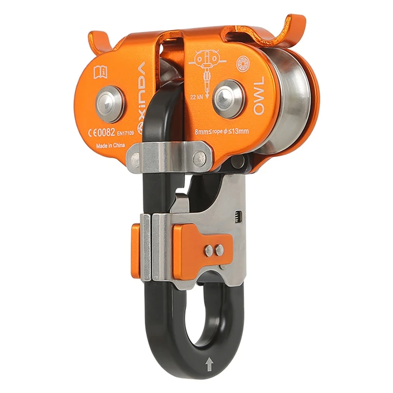 Xinda Mountaineer Steel Cable Pulley Outdoor Crossing ZiplineTwin Wheels Pulley Aluminum Tandem Double Pulley with Ball Bearing
Xinda Mountaineer Steel Cable Pulley Outdoor Crossing ZiplineTwin Wheels Pulley Aluminum Tandem Double Pulley with Ball Bearing