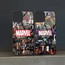 Marvel Avengers Phone Case PC TPU For Iphone 14 Pro Max 15 13 11 12 Mini 6 8 7 Plus X Xs XR Luxury Design Back Cover