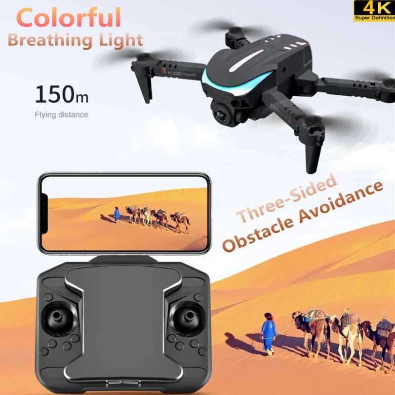 4K HD Двойная камера Wi-Fi FPV мини портативный Радиоуправляемый Дрон 2,4 ГГц 150 м обход препятствий с дыханием и светом умный вертолет Квадрокопте...
4K HD Двойная камера Wi-Fi FPV мини портативный Радиоуправляемый Дрон 2,4 ГГц 150 м обход препятствий с дыханием и светом умный вертолет Квадрокопте...