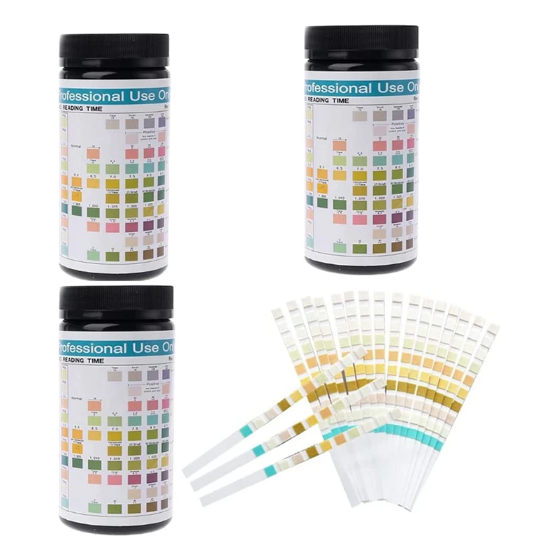 10 Parameter Test Strip Reagent Strips - 300PCS Pack
10 Parameter Test Strip Reagent Strips - 300PCS Pack