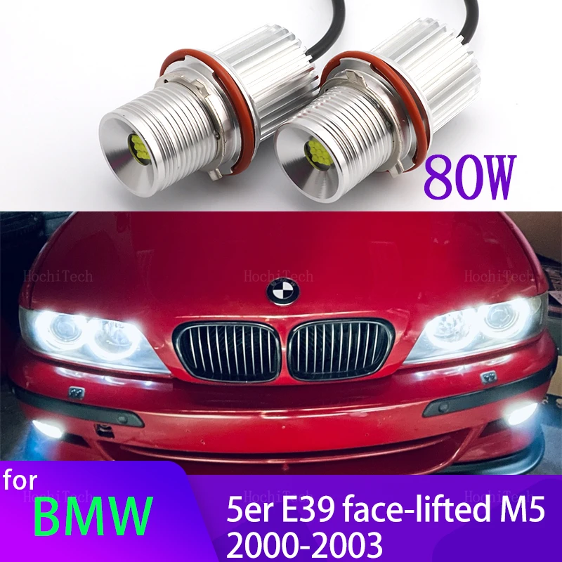 Светодиодные кольцевые габаритные лампы 90 Вт для BMW 5 серии E39 M5 с лицевой подсветкой 520i 523i 525i 528i 530i 535i 2000-2003
Светодиодные кольцевые габаритные лампы 90 Вт для BMW 5 серии E39 M5 с лицевой подсветкой 520i 523i 525i 528i 530i 535i 2000-2003
