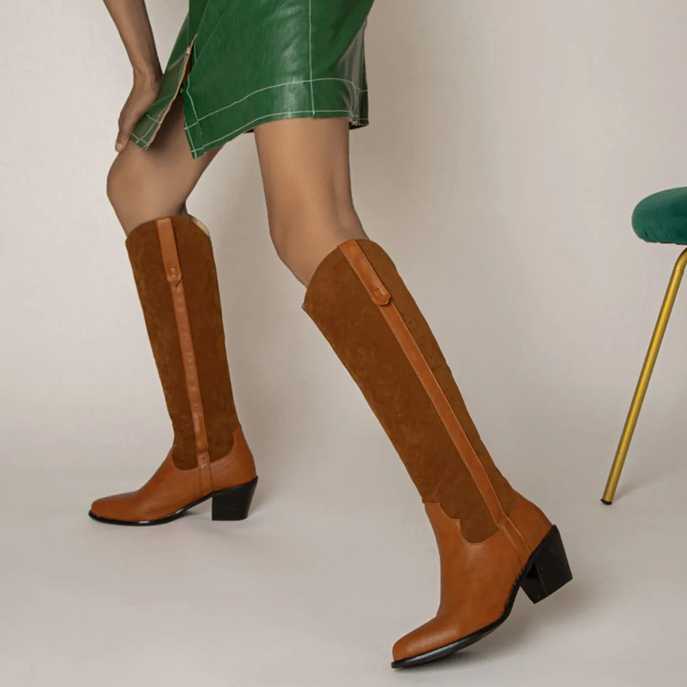 Western Cowgirl Leather Winter Autumn Knight Vintage Boots For Women 2022 Cowboy Punk Riding Hiking Shoes 
Western Cowgirl Leather Winter Autumn Knight Vintage Boots For Women 2022 Cowboy Punk Riding Hiking Shoes