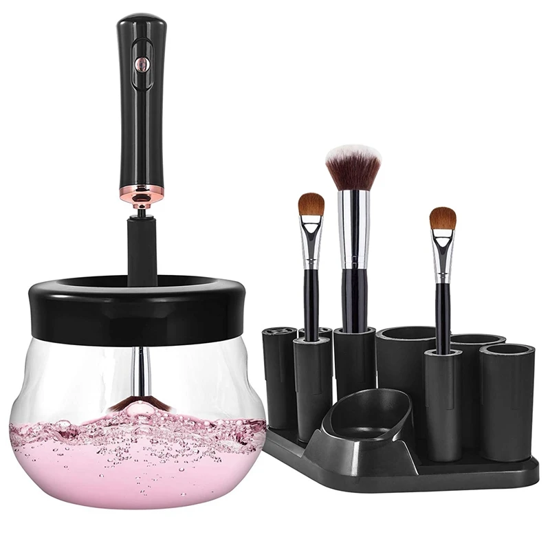 Makeup Brush Cleaner,Super Fast Electric Make Up Brush Cleaners,With 8 Size Rubber Collars Make Up Brush Cleaner
Makeup Brush Cleaner,Super Fast Electric Make Up Brush Cleaners,With 8 Size Rubber Collars Make Up Brush Cleaner