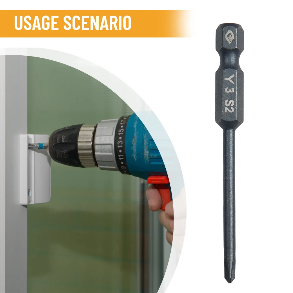 65mm Magnetic Y Tip Head Screwdriver Bit Set Tri-wing Electric Drivers Y3 Y4 Y5 Y6 Drill Bit For Air Batch Hand Drill Power Tool
65mm Magnetic Y Tip Head Screwdriver Bit Set Tri-wing Electric Drivers Y3 Y4 Y5 Y6 Drill Bit For Air Batch Hand Drill Power Tool