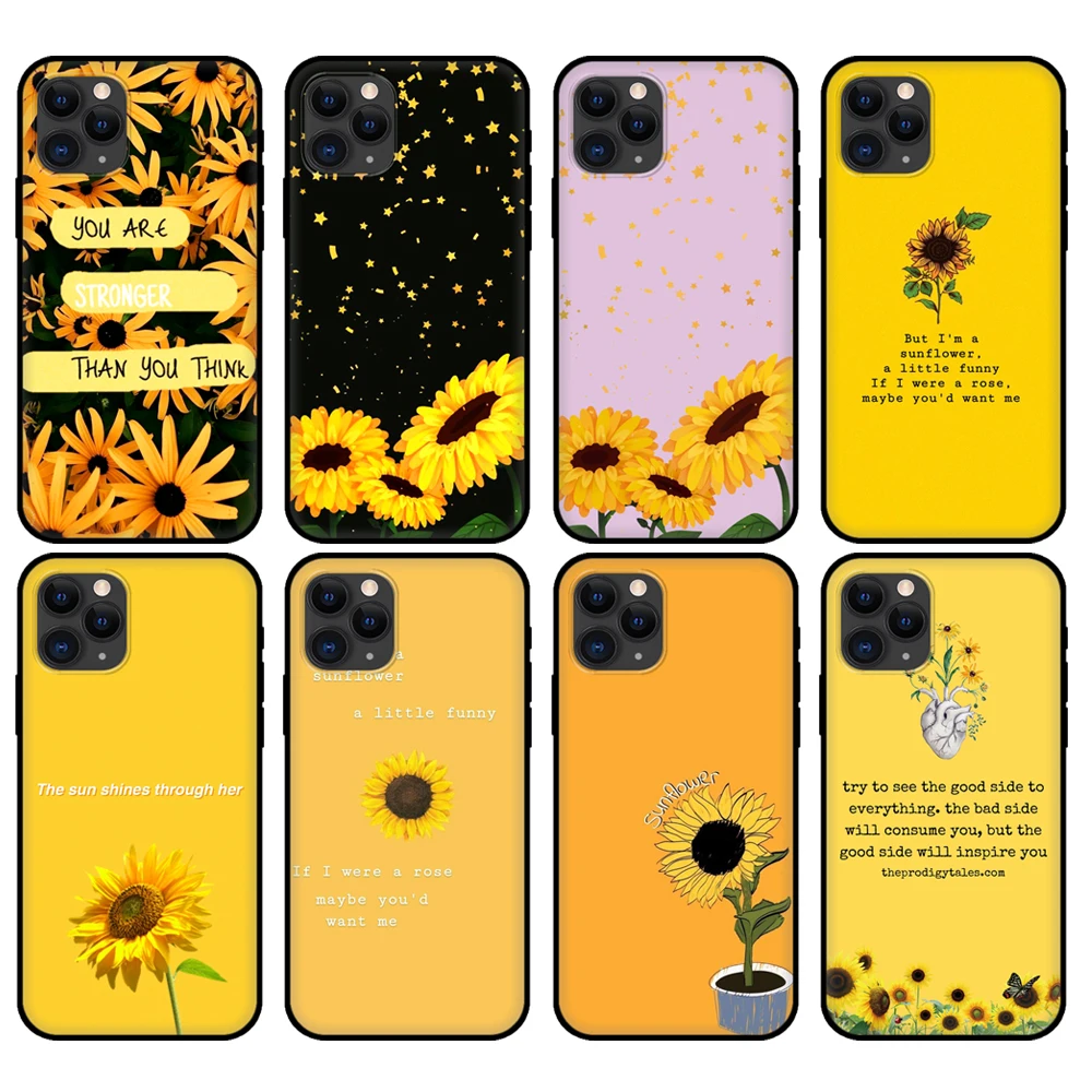 Черный чехол из ТПУ для iphone 5 5s se 6 6s 7 8 plus x 10, чехол для iphone XR XS 11 pro MAX, чехол с желтым цветком, подсолнухом
Черный чехол из ТПУ для iphone 5 5s se 6 6s 7 8 plus x 10, чехол для iphone XR XS 11 pro MAX, чехол с желтым цветком, подсолнухом