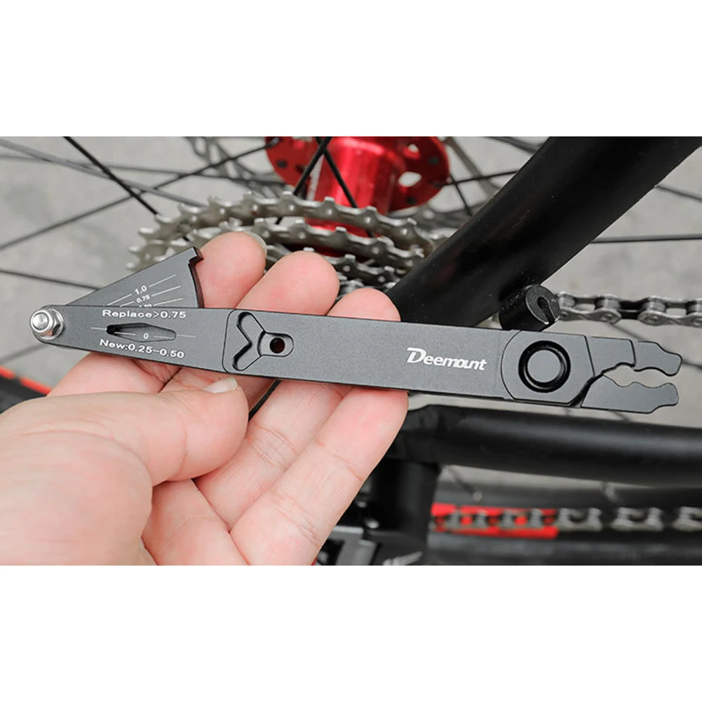 Bicycle Chain Wear Indicator MTB Road Bike Chain Gauge Measurement Ruler Pliers Measuring Ruler Buckle Plier Quick Release
Bicycle Chain Wear Indicator MTB Road Bike Chain Gauge Measurement Ruler Pliers Measuring Ruler Buckle Plier Quick Release