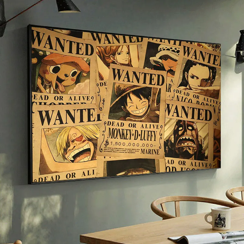 Wall Art One Piece Canvas Painting Classic Anime Character Luffy Wanted Bar Poster Child Room Decoration Posters And Prints
Wall Art One Piece Canvas Painting Classic Anime Character Luffy Wanted Bar Poster Child Room Decoration Posters And Prints