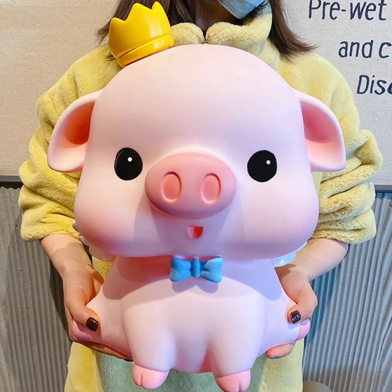 Cartoon Coin Money Storage Box Antifall Living Room Cute Ornament Pig Piggy Bank Adult Children Hidden Safe spaarpot Home Decor
Cartoon Coin Money Storage Box Antifall Living Room Cute Ornament Pig Piggy Bank Adult Children Hidden Safe spaarpot Home Decor