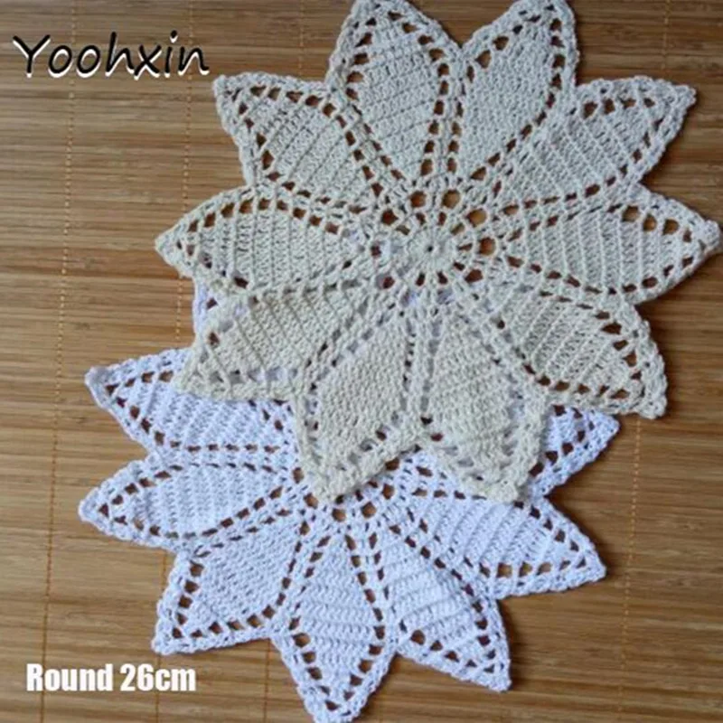 Round Handmade Lace Cotton Table Place Mat Crochet Coffee Placemat Pad Christmas Drink Coaster Cup Mug Tea Dining Doily Kitchen
Round Handmade Lace Cotton Table Place Mat Crochet Coffee Placemat Pad Christmas Drink Coaster Cup Mug Tea Dining Doily Kitchen