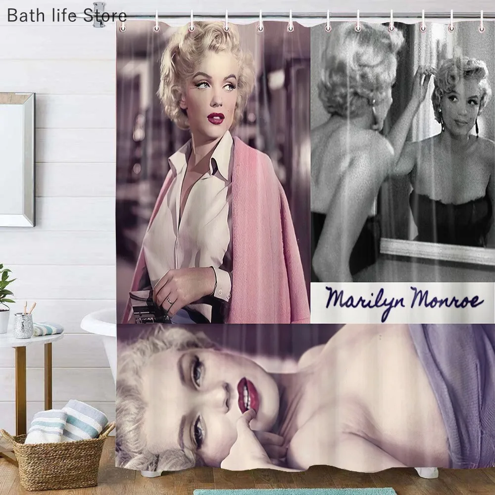 Marilyn Monroe душевая занавеска, водонепроницаемая фотозанавеска с крючками, тканевые душевые наборы 180x18, 0 см, Прямая поставка по индивидуальном...
Marilyn Monroe душевая занавеска, водонепроницаемая фотозанавеска с крючками, тканевые душевые наборы 180x18, 0 см, Прямая поставка по индивидуальном...