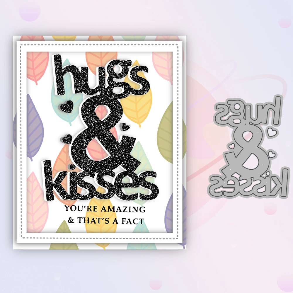 Hugs And Kisses Metal Cutting Dies Valentine's Day Love Series DIY Scrapbooking Cutting Dies Template Stencil Dies Cut For Cards
Hugs And Kisses Metal Cutting Dies Valentine's Day Love Series DIY Scrapbooking Cutting Dies Template Stencil Dies Cut For Cards