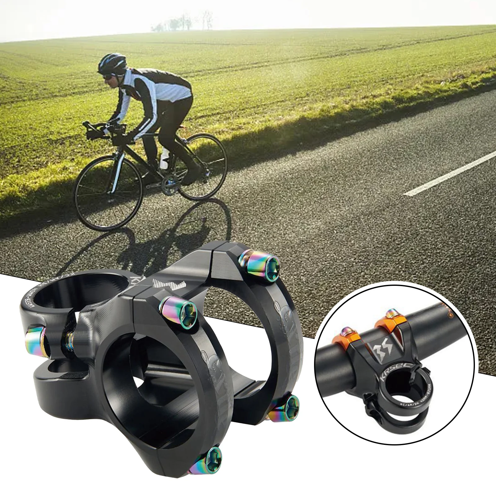 Accessories Bicycle Stem M6*18 1*Wrench 28.6*35*40mm Aluminum Mountain Aluminum Stem Stem 1 Pcs Bicycle Stem Durable Exquisite
Accessories Bicycle Stem M6*18 1*Wrench 28.6*35*40mm Aluminum Mountain Aluminum Stem Stem 1 Pcs Bicycle Stem Durable Exquisite