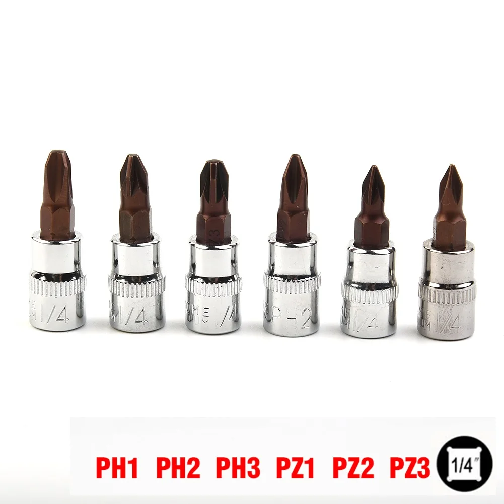 Насадка для отвертки PH2 PH3 PZ1 PZ2 PZ3 для внутренних шестигранных головок PH Pozi Bit 6,35 мм/1/4 дюйма, хром-ванадиевая сталь
Насадка для отвертки PH2 PH3 PZ1 PZ2 PZ3 для внутренних шестигранных головок PH Pozi Bit 6,35 мм/1/4 дюйма, хром-ванадиевая сталь