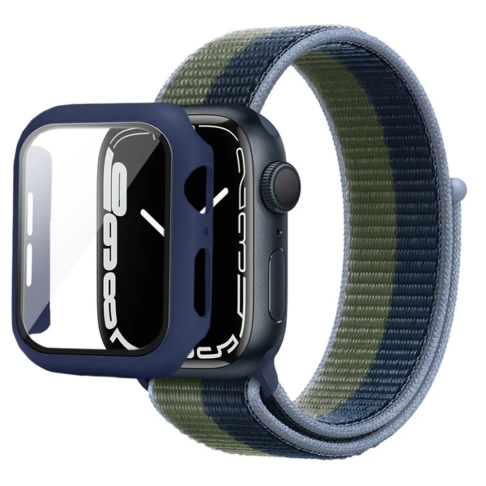 Case+Strap For Apple Watchm band 44mm 40mm 42mm 38mm 45mm 41mm Accessories Nylon bracelet belt correa iWatch serie 3 6 5 SE 7
Case+Strap For Apple Watchm band 44mm 40mm 42mm 38mm 45mm 41mm Accessories Nylon bracelet belt correa iWatch serie 3 6 5 SE 7