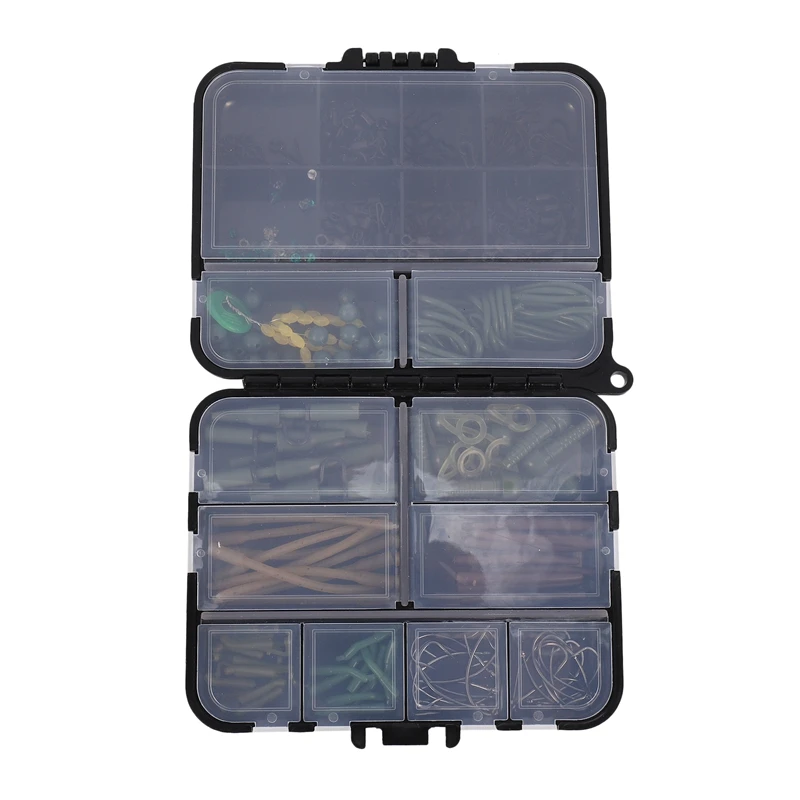 292Pcs Carp Fishing Tackle Kit-Assorted Carp Fishing Equipment Set Including Carp Hooks Fishing Swivels Clips Sinker
292Pcs Carp Fishing Tackle Kit-Assorted Carp Fishing Equipment Set Including Carp Hooks Fishing Swivels Clips Sinker
