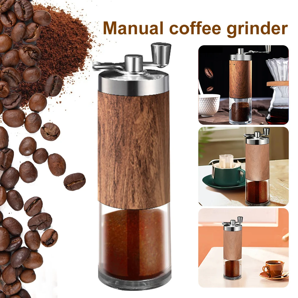 Manual Coffee Grinder Adjustable Coffee Bean Hand Grinder Mill Stainless Steel Portable Ceramic Burr Hand Coffee Grinder
Manual Coffee Grinder Adjustable Coffee Bean Hand Grinder Mill Stainless Steel Portable Ceramic Burr Hand Coffee Grinder