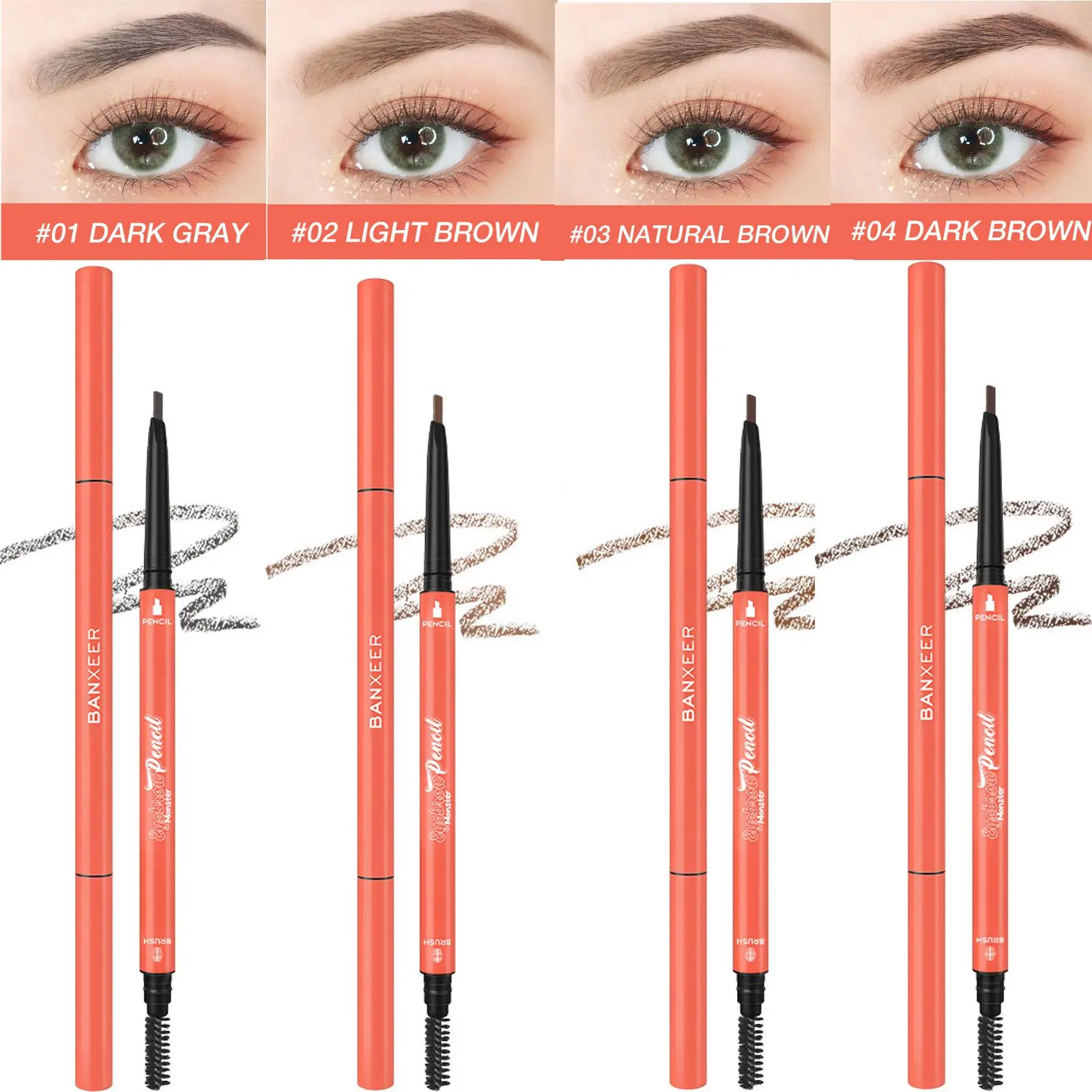 Cosmetics Makeup Cosmetics Eyebrow Double Head Eyebrow Pencil Smudge Eyebrows Pen Triangle Eyebrow Pencil Ultra Slim
Cosmetics Makeup Cosmetics Eyebrow Double Head Eyebrow Pencil Smudge Eyebrows Pen Triangle Eyebrow Pencil Ultra Slim