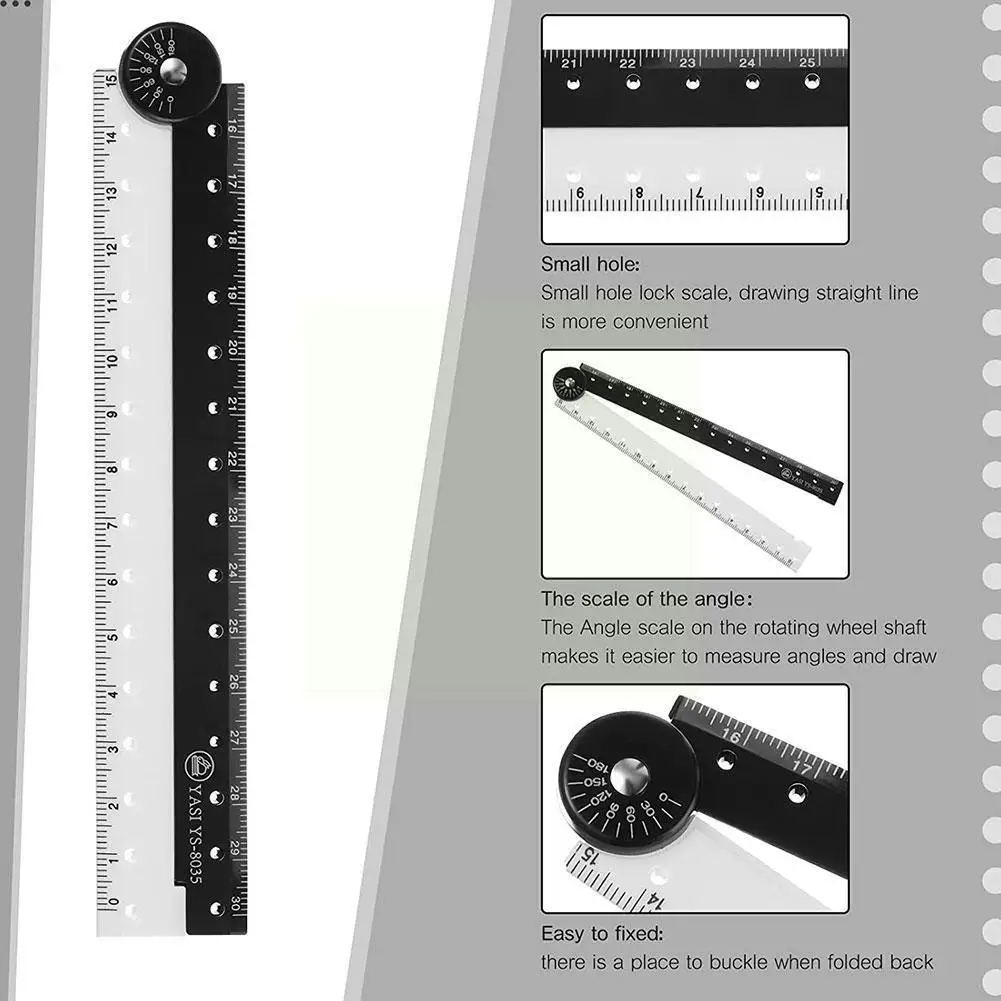 Folding Ruler Black And White Simple Graphic Primary School Gift Birthday Supplies School Stationery Drawing Stude A9z3
Folding Ruler Black And White Simple Graphic Primary School Gift Birthday Supplies School Stationery Drawing Stude A9z3