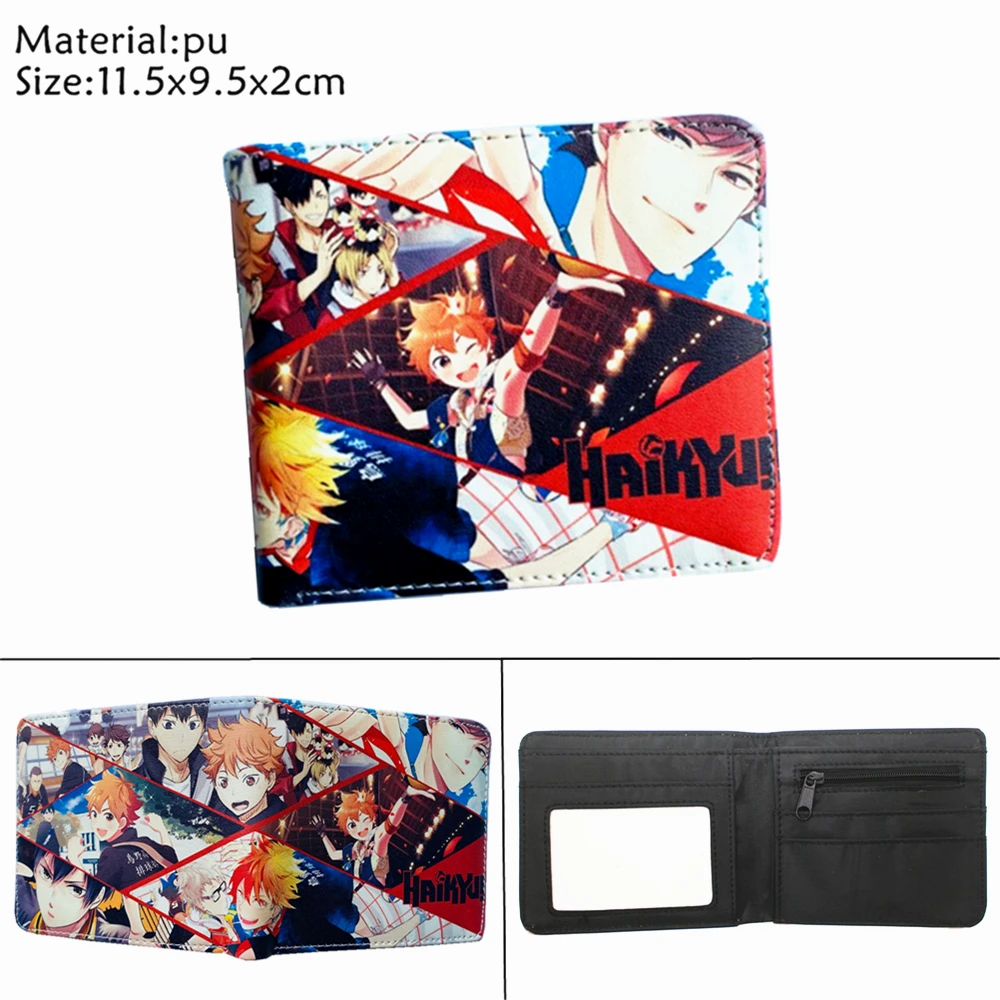 Anime Haikyuu!! Print Wallet Cartoon Leather Bifold Zipper Coin Pocket Photo Credit Card Holder Layers Unisex Casual Purse
Anime Haikyuu!! Print Wallet Cartoon Leather Bifold Zipper Coin Pocket Photo Credit Card Holder Layers Unisex Casual Purse