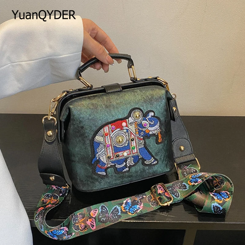 Роскошные брендовые дизайнерские женские сумки через плечо с вышивкой в виде слона для женщин, кожаная сумка-мессенджер через плечо и кошел...
Роскошные брендовые дизайнерские женские сумки через плечо с вышивкой в виде слона для женщин, кожаная сумка-мессенджер через плечо и кошел...