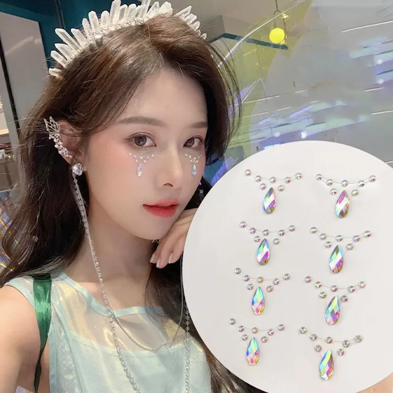 Fairy Tear Diamond 3D Crystal Tattoo Sticker At The Eyes Ins Face Decoration Makeup Glittering Diamond At The Eyes
Fairy Tear Diamond 3D Crystal Tattoo Sticker At The Eyes Ins Face Decoration Makeup Glittering Diamond At The Eyes