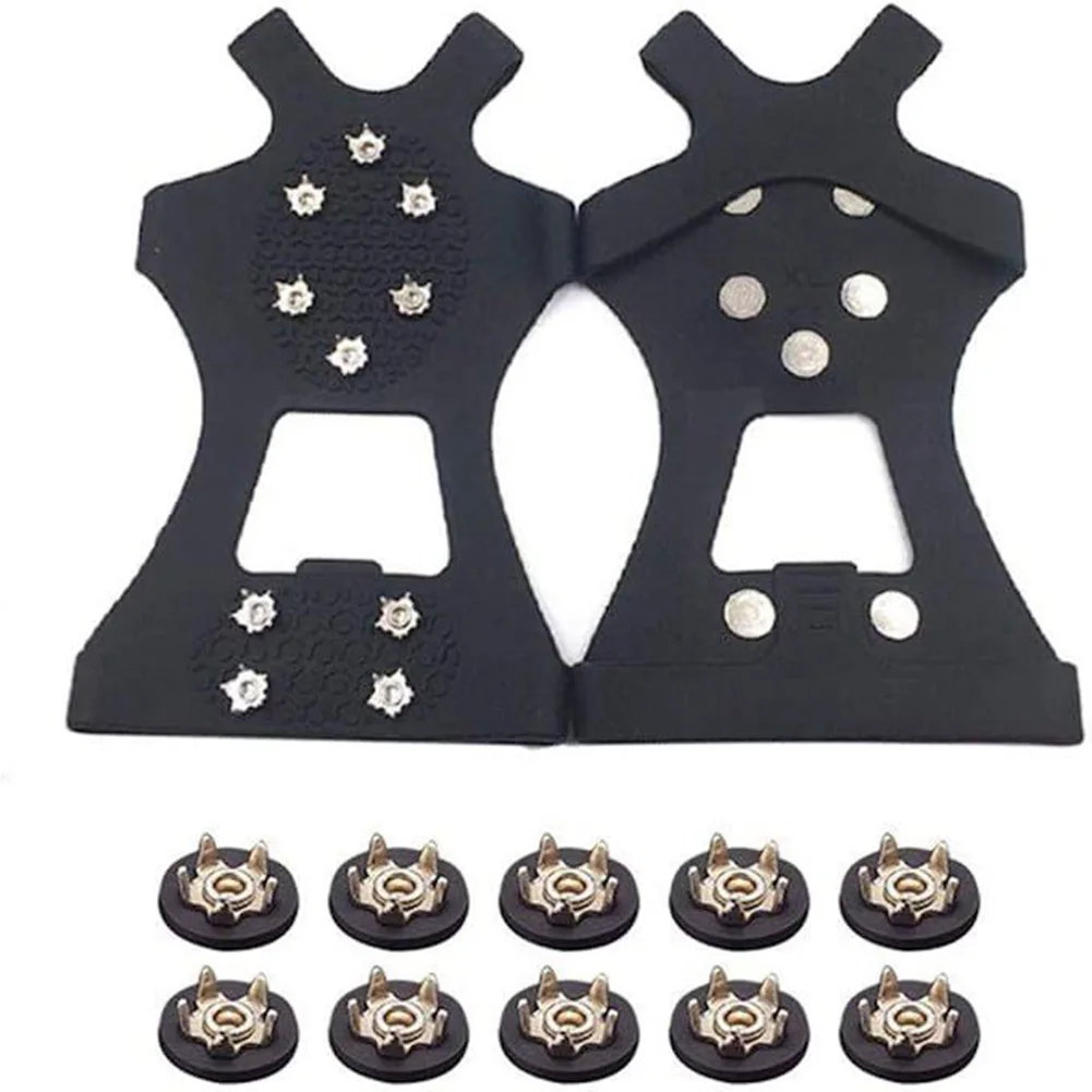 Shoe Cover Ice Clip Part Plastic S/M/L/XL Safety Shoes Steel Nail Wear-resistance Winter 1 Pair 10T Accessories
Shoe Cover Ice Clip Part Plastic S/M/L/XL Safety Shoes Steel Nail Wear-resistance Winter 1 Pair 10T Accessories
