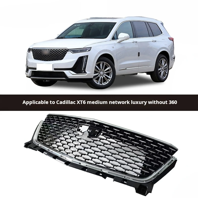 Гоночные решетки переднего бампера для Cadillac XT6 2020 2021 2022, центральная решетка Starry, центральная решетка без отверстия для камеры 
Гоночные решетки переднего бампера для Cadillac XT6 2020 2021 2022, центральная решетка Starry, центральная решетка без отверстия для камеры