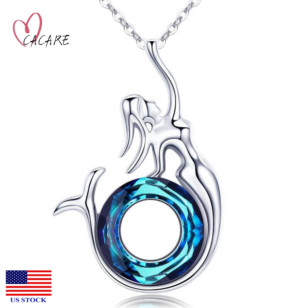 925 Sterling Silver Crystal Necklace Infinity Jewelry Mermaid Pendant Necklace Gifts for Women Girls F1307 US STOCK
925 Sterling Silver Crystal Necklace Infinity Jewelry Mermaid Pendant Necklace Gifts for Women Girls F1307 US STOCK