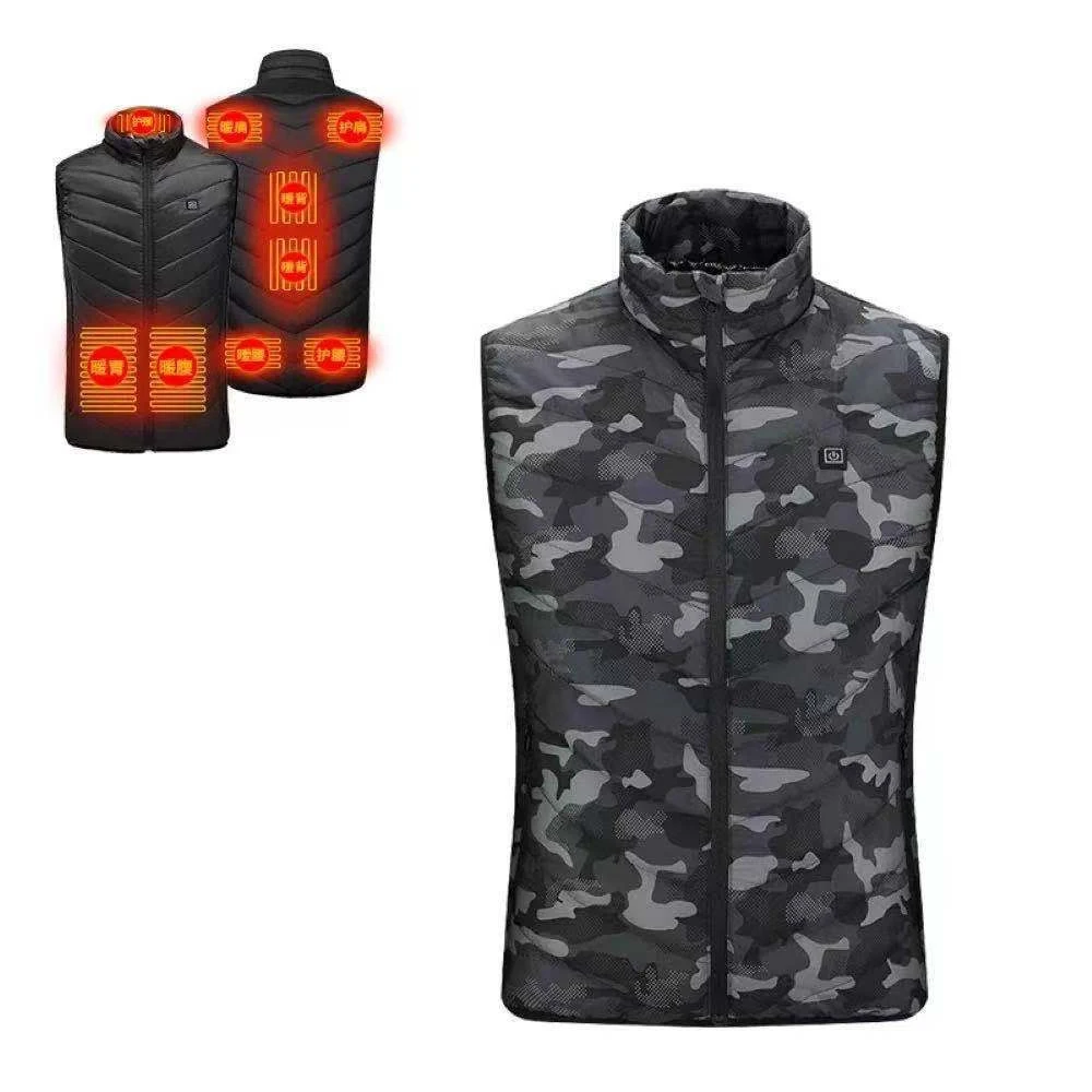 Heated Vest for Men Women 9-Zone Winter Outdoor Electric Heating Vest Washable Heating Jacket with 3 Heating Levels Winter Warm
Heated Vest for Men Women 9-Zone Winter Outdoor Electric Heating Vest Washable Heating Jacket with 3 Heating Levels Winter Warm